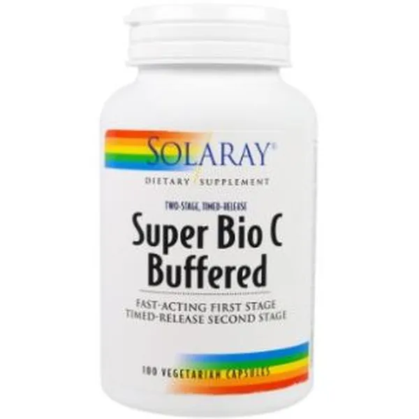 Super vitamina c 100 vcaps ( no acid) Solaray