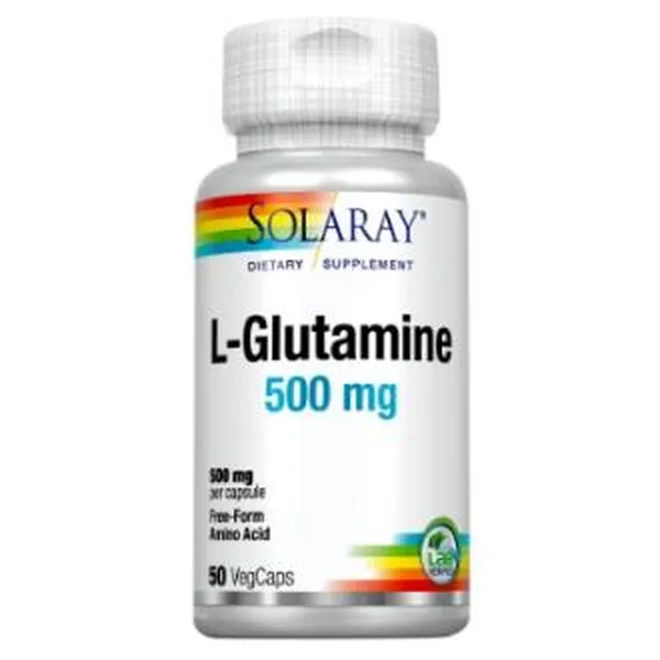 L glutamine 500 mg 50 caps Solaray