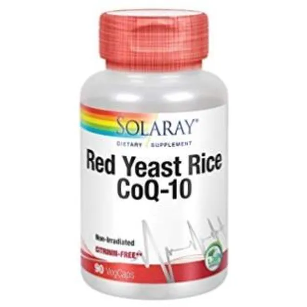 Red yeast rice plus q10 60 vcaps Solaray