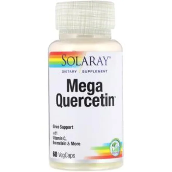 Mega quercetin 600 mg 60 vcaps Solaray