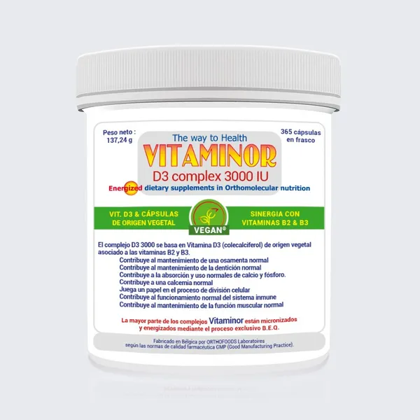 D3 3000 IU 120 caps Complex Vitaminor