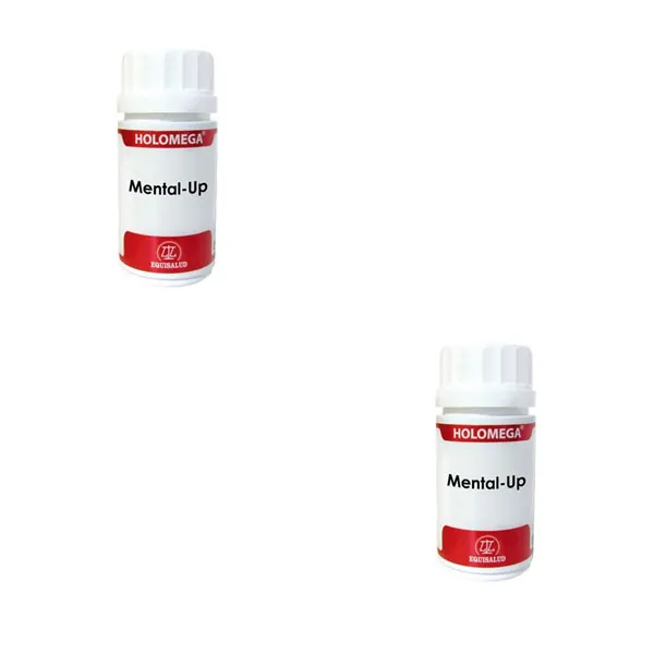 Pack 2 unds Holomega Mental-Up 180 Cáp. Equisalud