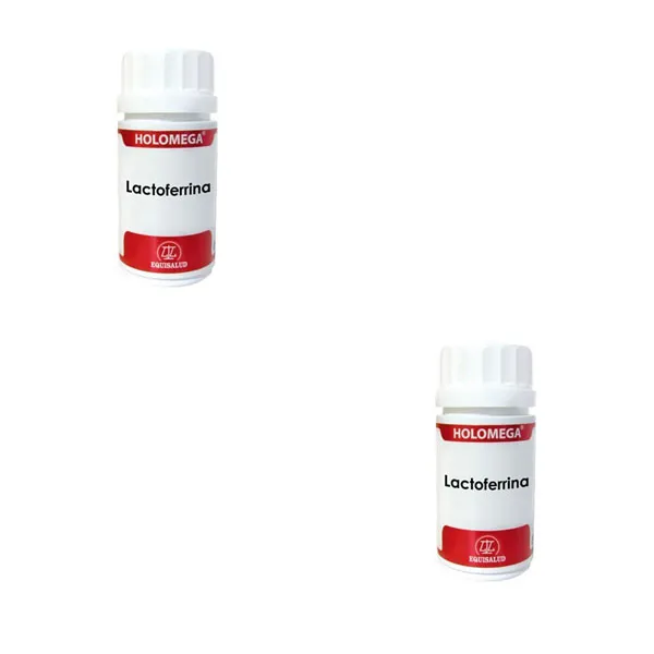 Pack 2 unds Holomega Lactoferrina 180 Cáp. Equisalud