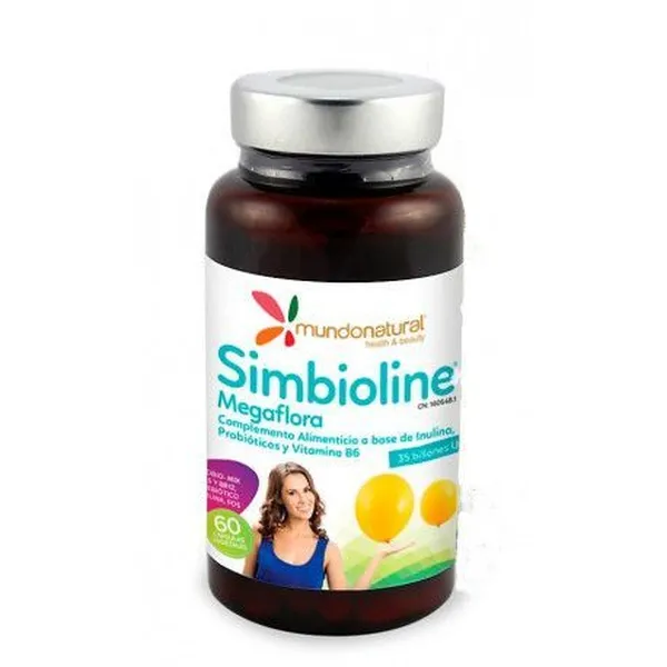 Simbioline megaflora 60 caps ( vientre plano ) Mundo natu